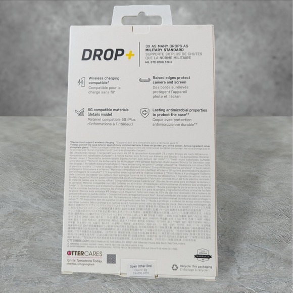 W9. Otterbox Symmetry Case for Samsung Galaxy S23+ Clear See Description - Picture 2 of 2